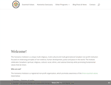 Tablet Screenshot of humanicsinstitute.org